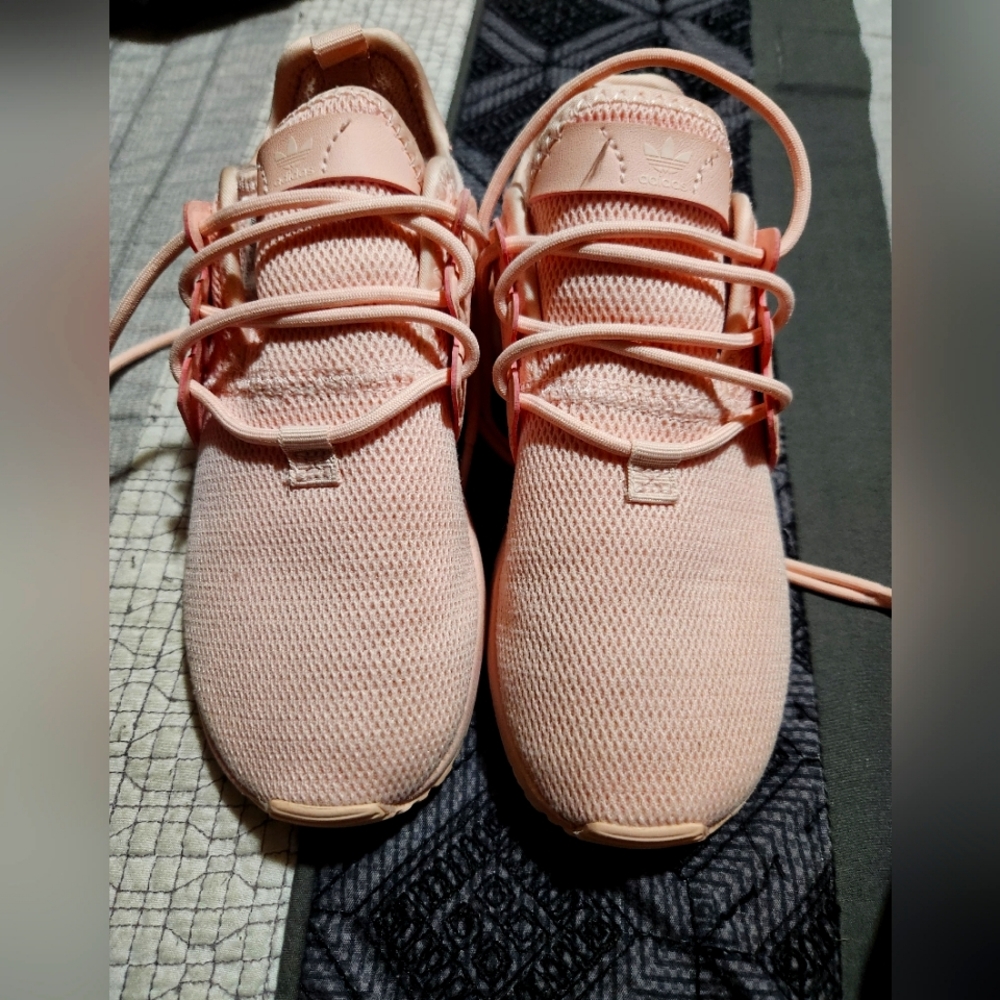 Girl pink Adidas shoes size 12